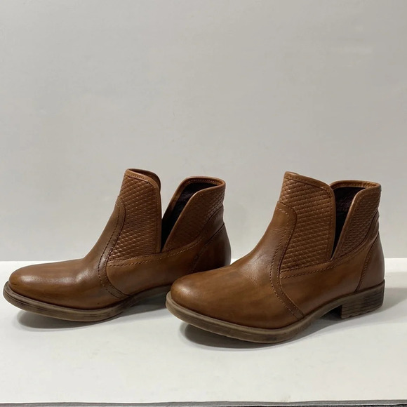 Bed Stu Roan Brown Gossip Handmade Leather Distressed Ankle Boots Size 7.5 - Picture 5 of 15